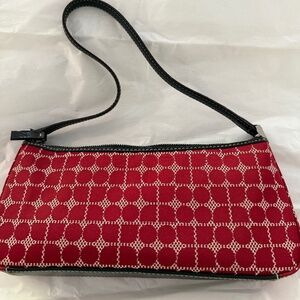 Kate Spade Red and Black Small Shoulder Bag